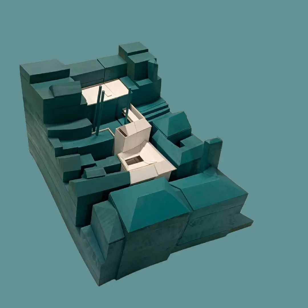 Proyecto Museo para la Fundación Medianoche Annona arquitectura con fondo verde